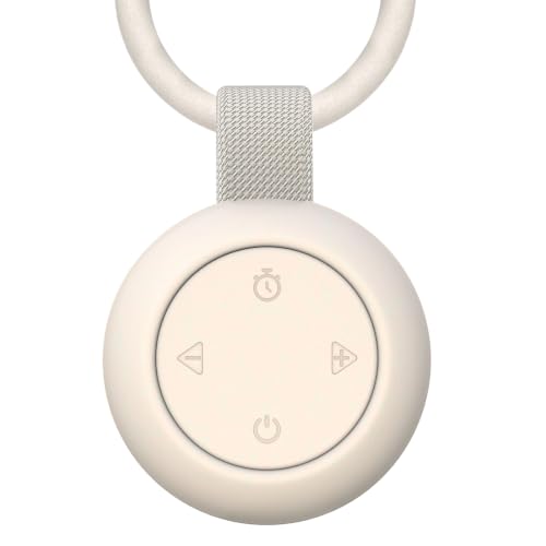 Portable Baby Sound Machine [White Noise for Babies Kids Adults][Timer Function][12 Soothing Sounds][Sleep Soother] 15 Hours Battery Life, Travel,Registry,Gifts,Shower,Clips on Baby Stroller