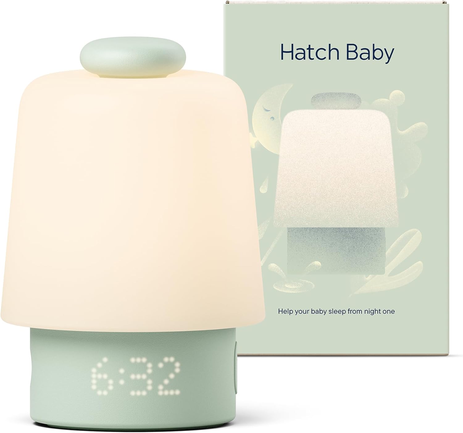 Hatch Baby Sound Machine, Night Light (Mint) | Sleep Support | Registry Essential, Routine Builder, Time-to-Rise Alarm Clo...