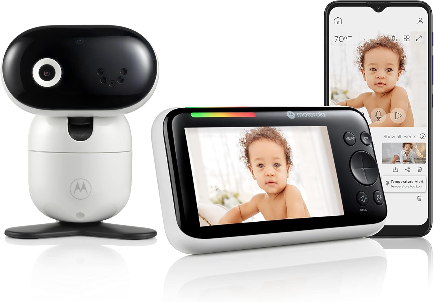 Motorola Nursery WiFi Video Baby Monitor with Camera and Audio, 5