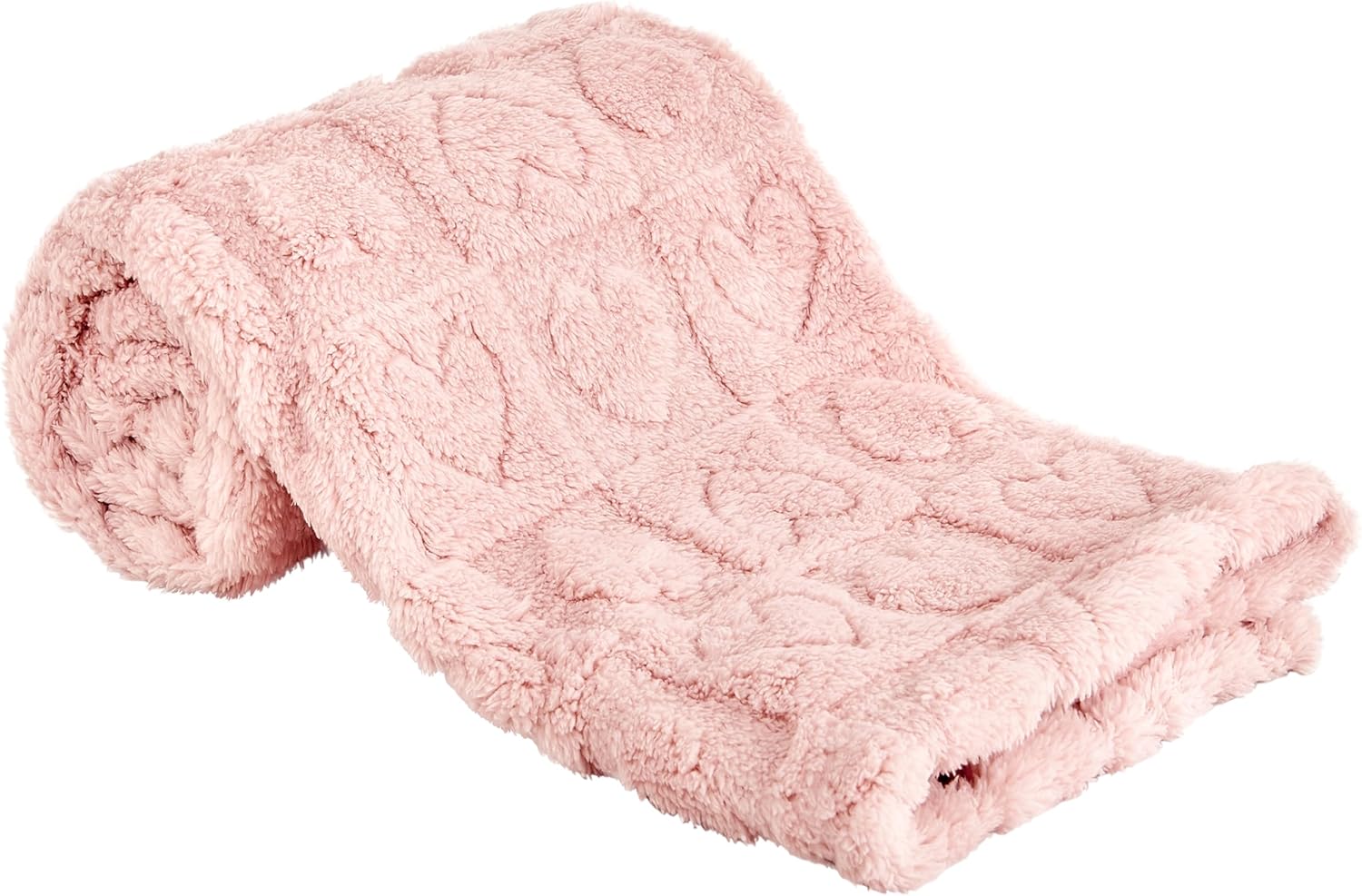 Yurhap Fleece Baby Blanket Heart Checkered Blanket, Ultra Soft Cozy Baby Blankets for Girls Boys, Fluffy Infant Toddler Ne...