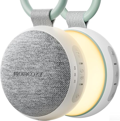 Momcozy Portable Sound Machine with Night Light, White Noise Sound Mac — Real-world performance testing in action