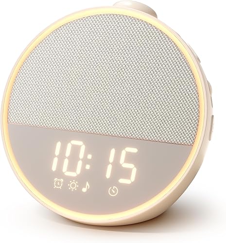 Narelu Sound Machine - Alarm Clock White Noise Sound Machine for Sleep — Our recommended configuration for best results